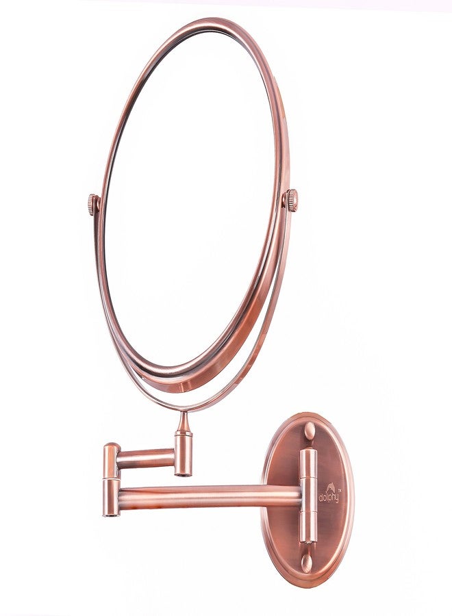DOLPHY Copper 5X Magnifying Shaving & Makeup Mirror - 8 inch - Image 4